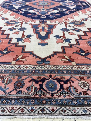 27005836k - Heriz´Serapi´antik, Persien, 19.Jhd, Wolle auf Baumwolle, ca. 395 x 280 cm, ...