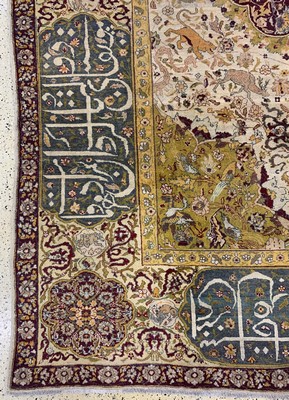 27005838c - Antiker´Amritsa´, Indien, Mitte 19.Jhd, Wolle auf Baumwolle, ca. 430 x 316 cm, ...