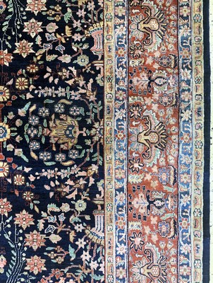 27005840f - Sarogh´Mohajeran´antik, Persien, um 1900, Korkwolle auf Baumwolle, ca. 473 x 300 cm, ...