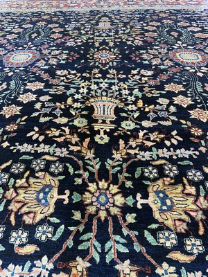 27005840j - Sarogh´Mohajeran´antik, Persien, um 1900, Korkwolle auf Baumwolle, ca. 473 x 300 cm, ...