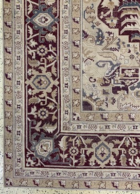 27005843b - Antiker´Amritsa´, Indien, 19.Jhd, Wolle auf Baumwolle, ca. 425 x 315 cm, ...