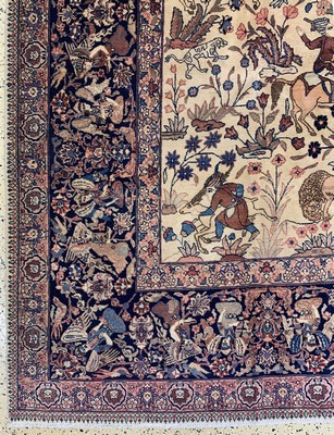 27005844c - Täbriz Kork fein, Persien, um 1920-1930, Korkwolle auf Baumwolle, ca. 455 x 330 cm, ...