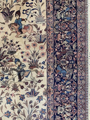 27005844e - Täbriz Kork fein, Persien, um 1920-1930, Korkwolle auf Baumwolle, ca. 455 x 330 cm, ...