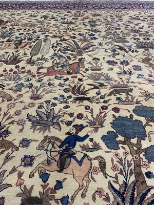 27005844i - Täbriz Kork fein, Persien, um 1920-1930, Korkwolle auf Baumwolle, ca. 455 x 330 cm, ...