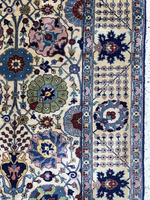 27005853f - Täbriz Kork fein Persien, signiert´Ghalibafie Ghanadi´, um 1920-1930, Korkwolle auf ...