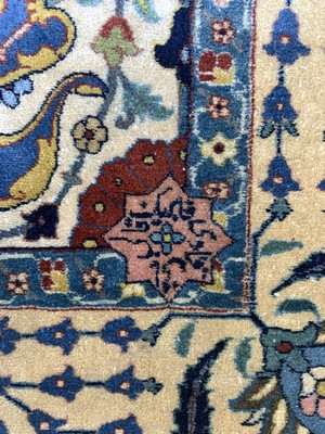 27005853k - Täbriz Kork fein Persien, signiert´Ghalibafie Ghanadi´, um 1920-1930, Korkwolle auf ...