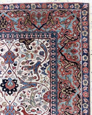 27005854i - Täbriz Kork fein, Persien, um 1920-1930, Korkwolle auf Baumwolle, ca. 338 x 257 cm, ...