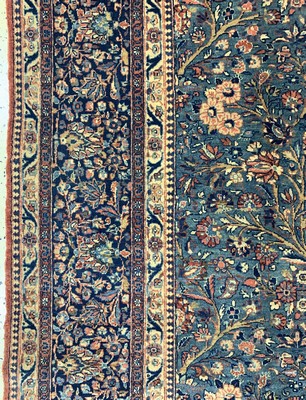 27005856d - Antiker Keschan Kork, Persien, um 1900, Korkwolle auf Baumwolle, ca. 298 x 211 cm, EHZ: ...