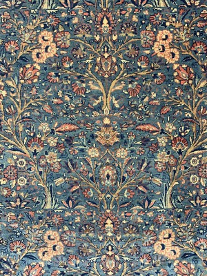 27005856e - Antiker Keschan Kork, Persien, um 1900, Korkwolle auf Baumwolle, ca. 298 x 211 cm, EHZ: ...