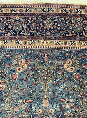 27005856h - Antiker Keschan Kork, Persien, um 1900, Korkwolle auf Baumwolle, ca. 298 x 211 cm, EHZ: ...