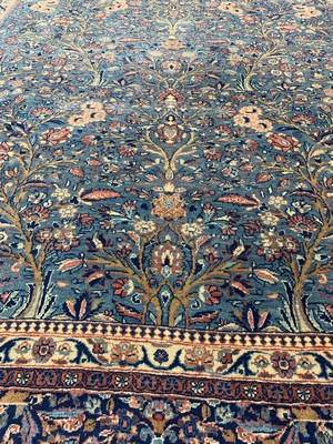 27005856j - Antiker Keschan Kork, Persien, um 1900, Korkwolle auf Baumwolle, ca. 298 x 211 cm, EHZ: ...