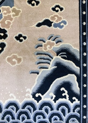 27005885f - Ning-Hsia alt, China, um 1930-1940, Wolle auf Baumwolle, ca. 245 x 167 cm, EHZ: 1-2, ...