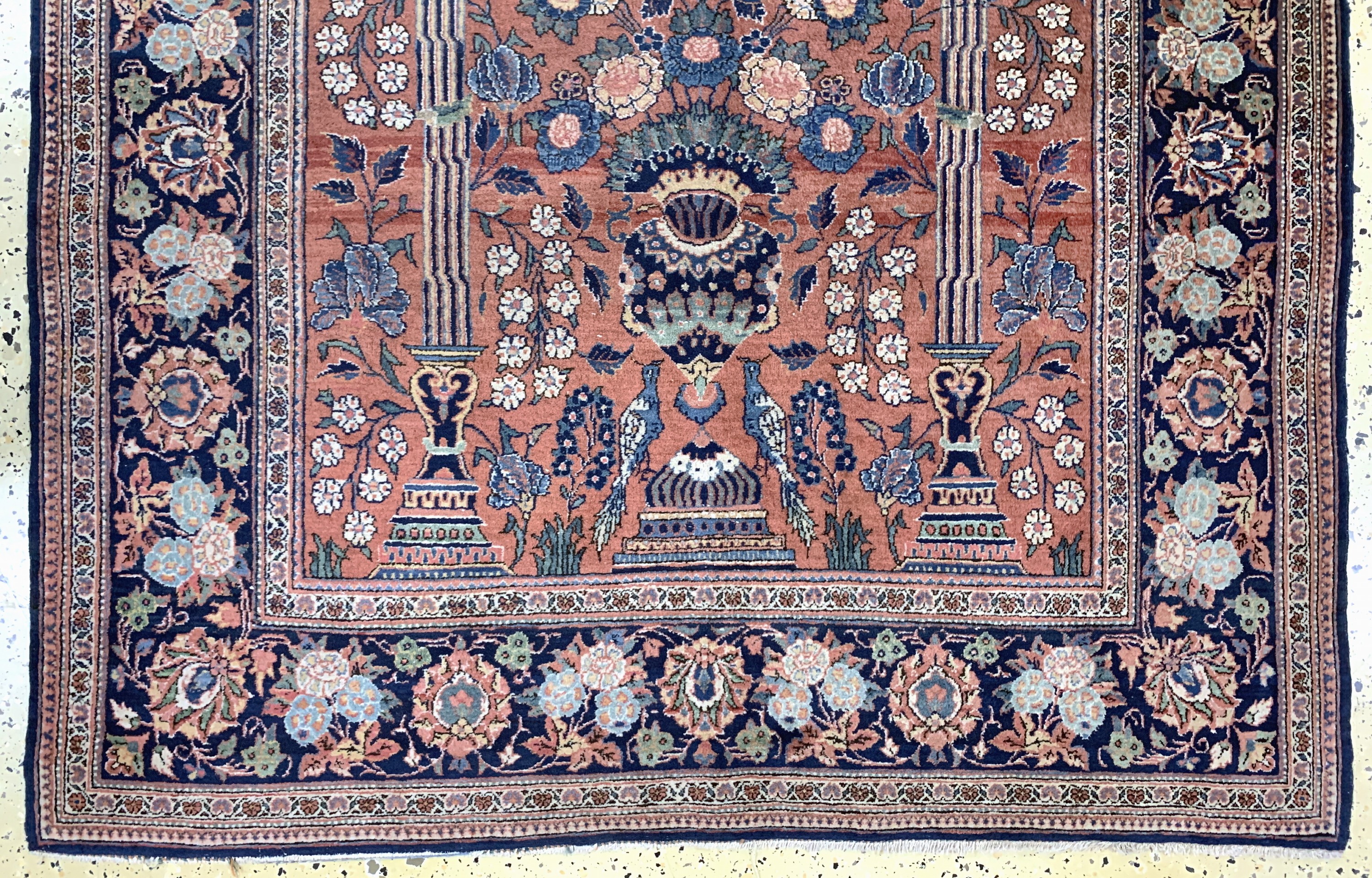 Detail c: Keschan Kork alt, Persien, Anfang 20.Jhd, Korkwolle auf Baumwolle, ca. 200 x 140 cm, EHZ: 2