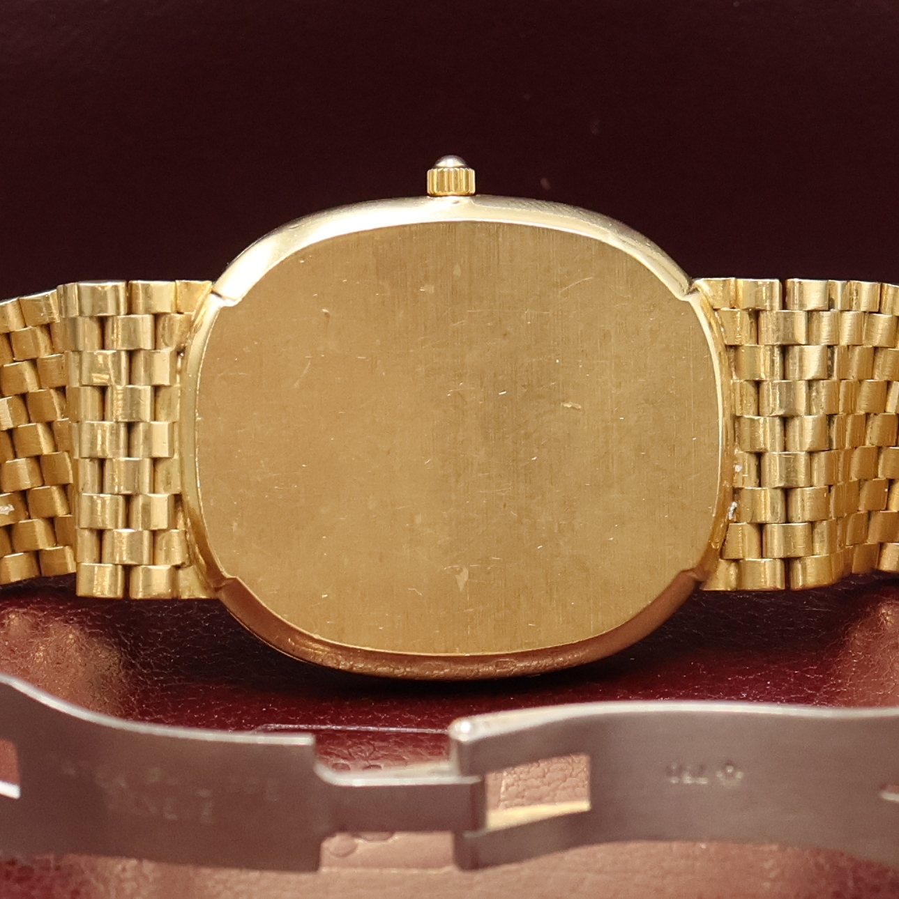 Detail e: PATEK PHILIPPE Ellipse D`Or feine und seltene Herrenarmbanduhr in GG 750/000 Referenz 3747/00, quarz, 2-teil. Geh. inkl. Gliederband m. ...