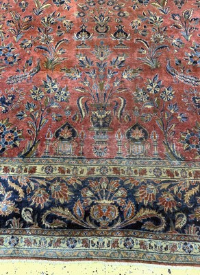 27005935b - ´Manchester´Keschan´antik, Persien, um 1900, Manchester-Korkwolle auf Baumwolle, ca. ...