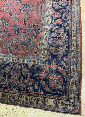 27005935f - ´Manchester´Keschan´antik, Persien, um 1900, Manchester-Korkwolle auf Baumwolle, ca. ...