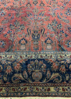 27005935g - ´Manchester´Keschan´antik, Persien, um 1900, Manchester-Korkwolle auf Baumwolle, ca. ...