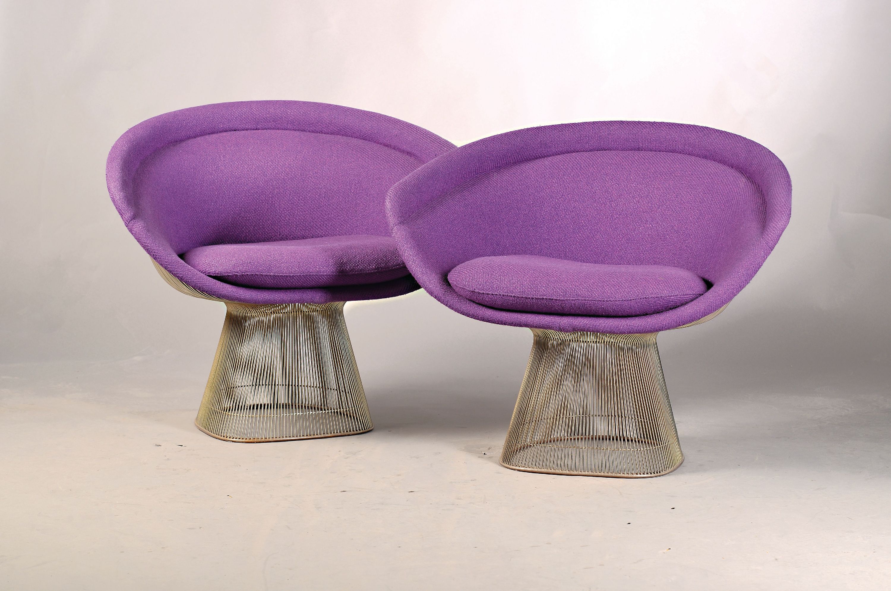 Image 27006070 - Paar Armlehnstühle, Entw. Warren Platner (1919-2006), Ausführung wohl Knoll ...