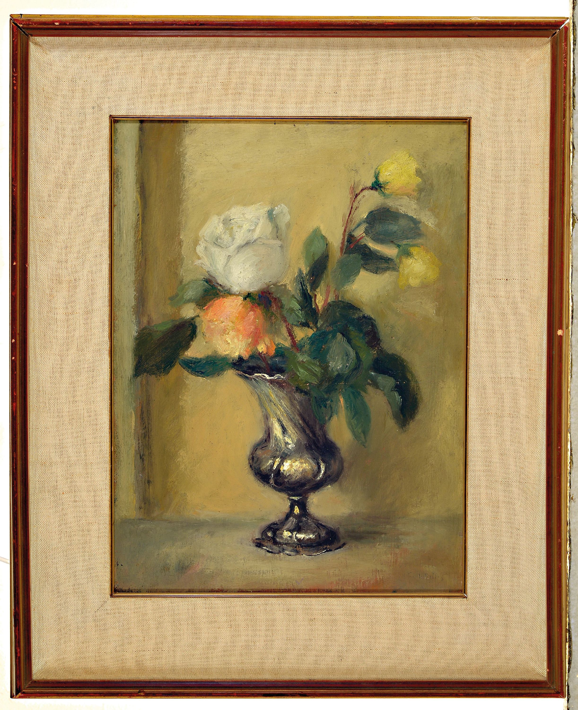 Detail k: Piet Gillis, 1887-1965, belgisch, Stillleben, Öl/Holz, 40x30 cm, Rahmen 56x46 cm