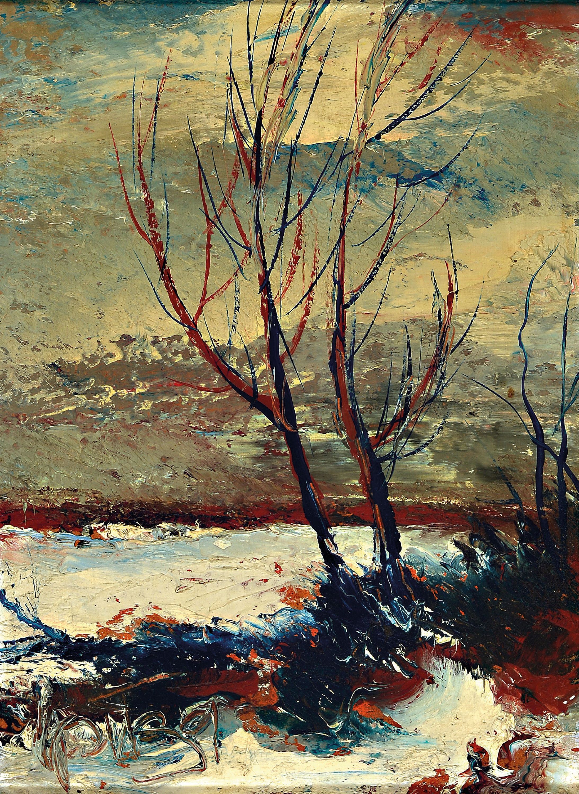 Image 27006143 - Karl Philip Spitzer, 1887-1959 Speyer, Winterlandschaft, signiert und datiert 1959, ...