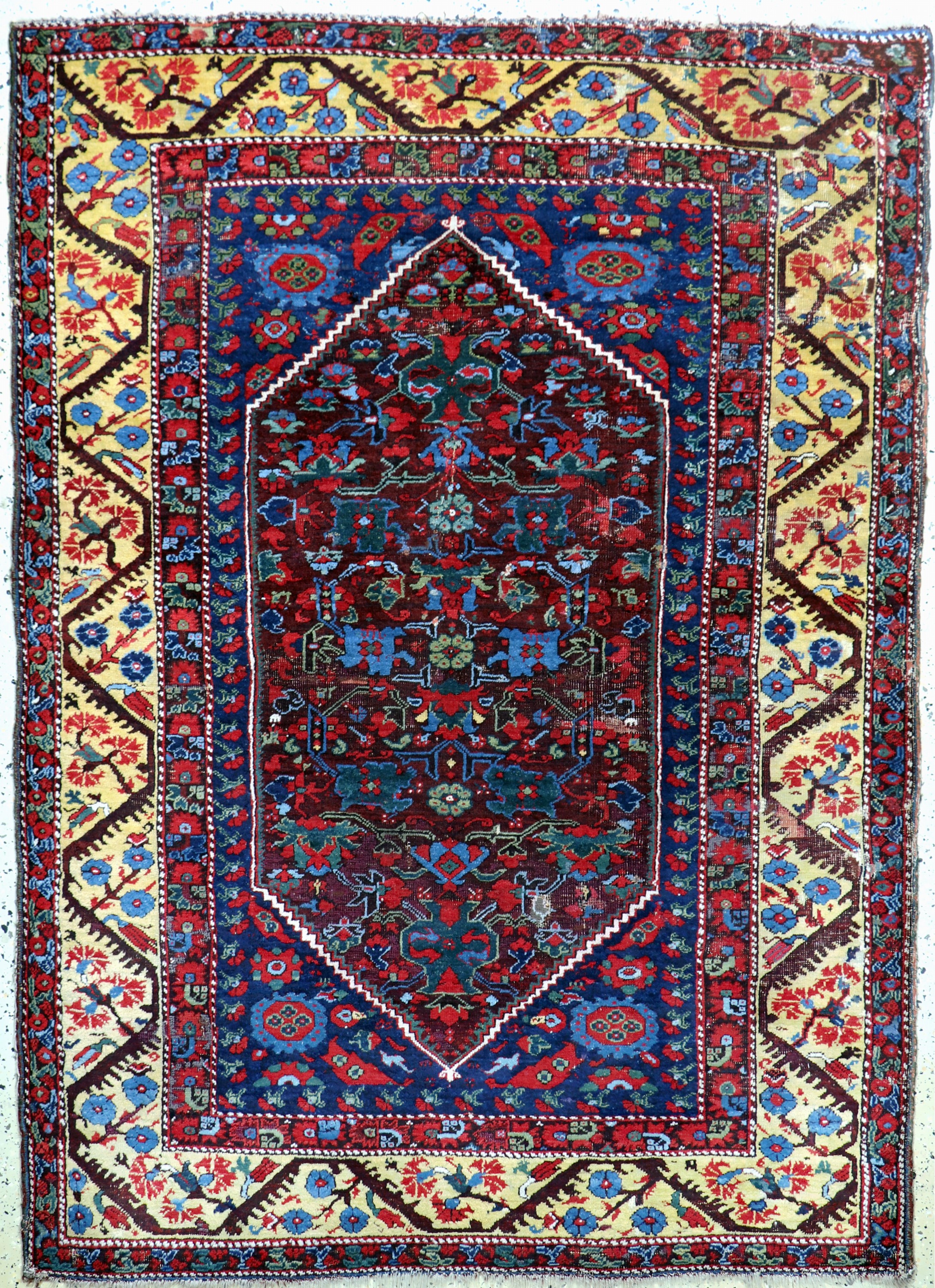 Image 27006178 - Antiker Kula, Türkei, 19.Jhd, Wolle auf Wolle, ca. 195 x 140 cm, EHZ: 3, (restauriert)