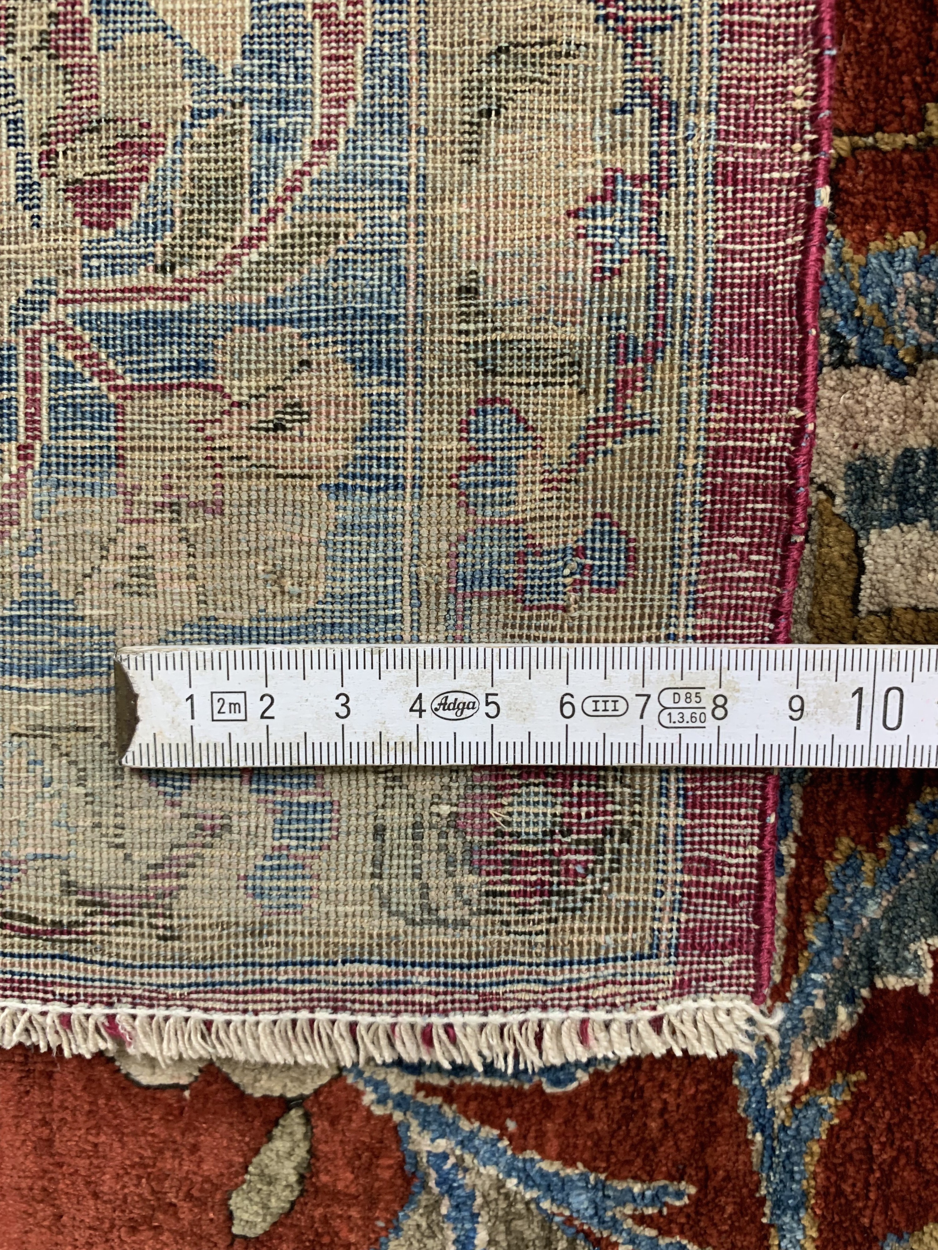 Detail h: Antiker Seiden Keschan, Persien, um 1900, reine Naturseide, ca. 198 x 125 cm, ca. 1,0 Mio. Kn/qm, gereinigt, EHZ: 1-2