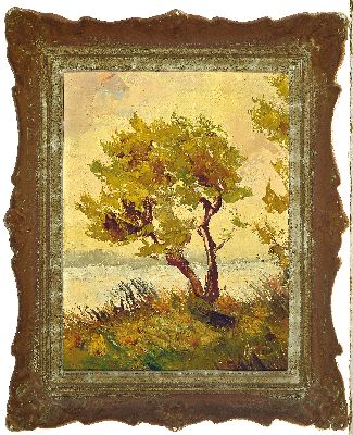 27006145k - Karl Philip Spitzer, 1887-1959 Speyer, Sommerlandschaft, signiert, Öl/Malplatte, 41x30 ...