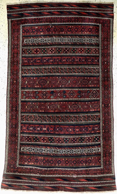 Image Belutsch´Sumakh´Sehr fein, Persien, 19.Jhd,Wolle auf Wolle, ca. 275 x 165 cm, EHZ: 2, ...