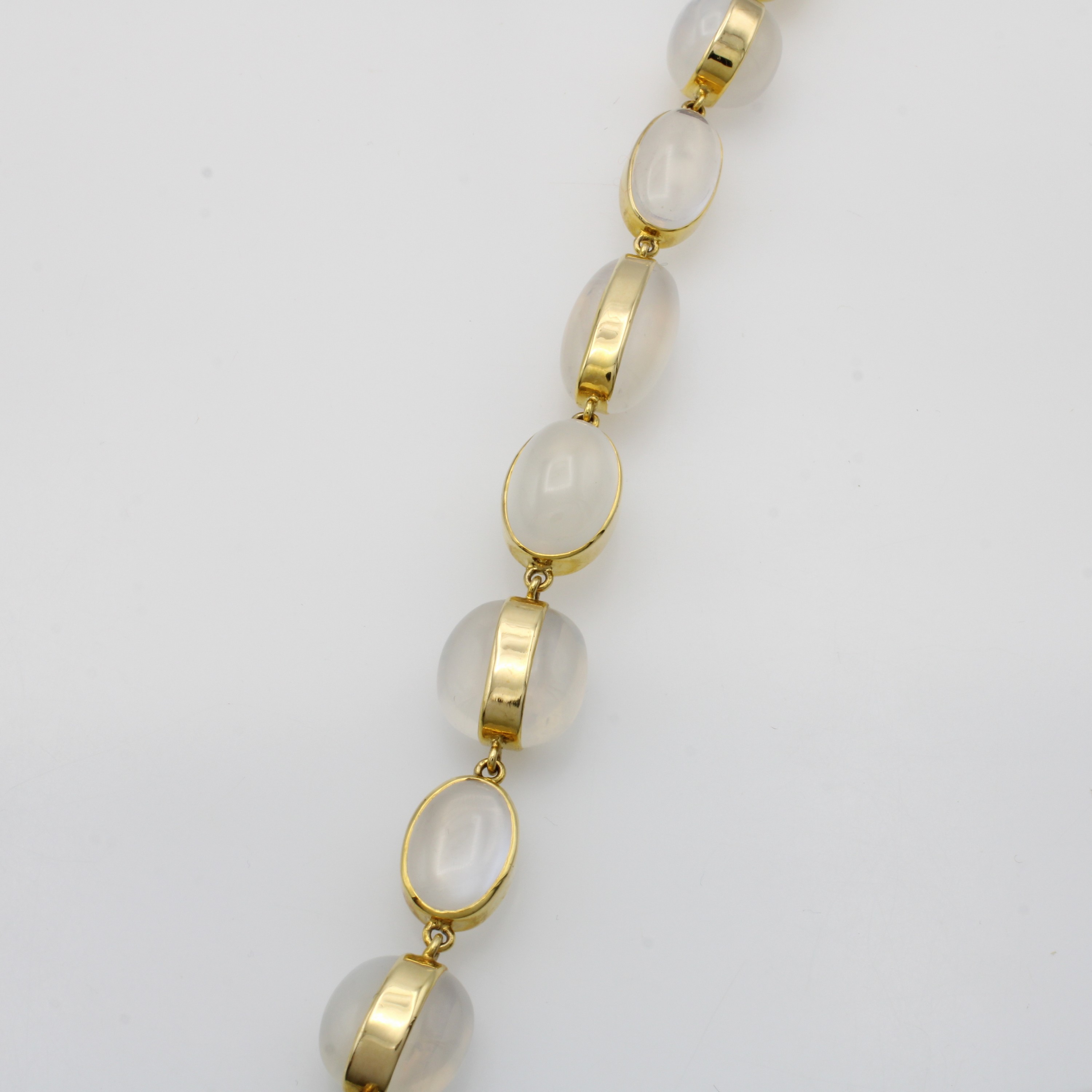 Image 27006282 - Armband mit Mondsteinen, GG 585/000, ovale u. runde Opale zus. ca. 110 ct, ...