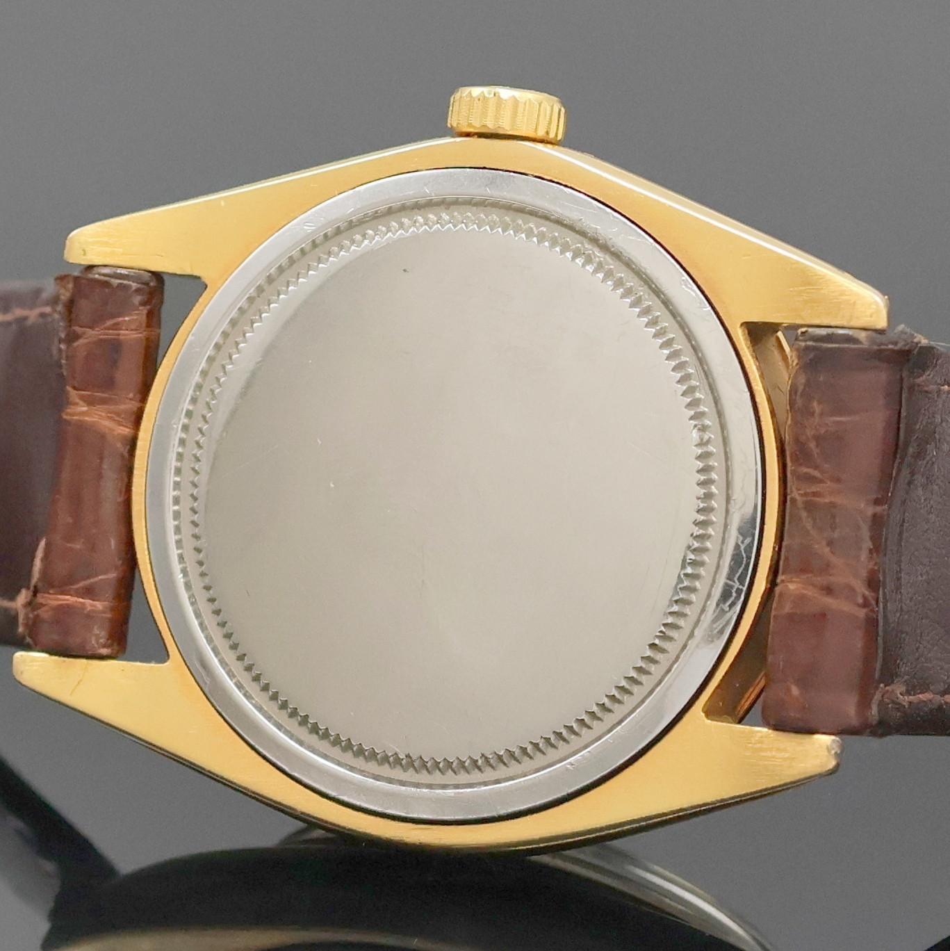 Detail d: ROLEX Oyster Date Precision Armbanduhr Referenz 6694, Schweiz um 1969, Handaufzug, verg. Geh., Boden verschr., silb. Zifferbl. rest., Leuchtzeiger ...