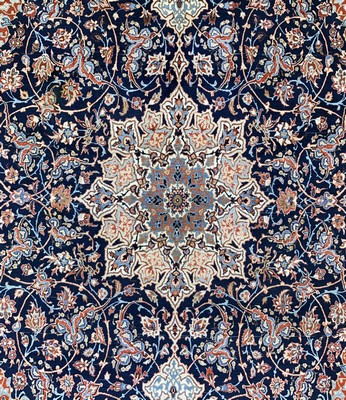 27006201d - Esfahan fein Persien, signiert´Sadegh Seyrafian´, um 1920-1930, Korkwolle mit und auf ...