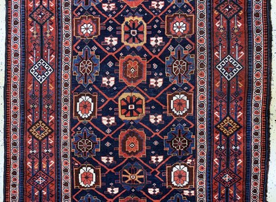 27006206b - Antiker Weramin, Persien, 19.Jhd, Wolle aufWolle, ca. 308 x 110 cm, EHZ: 2-3