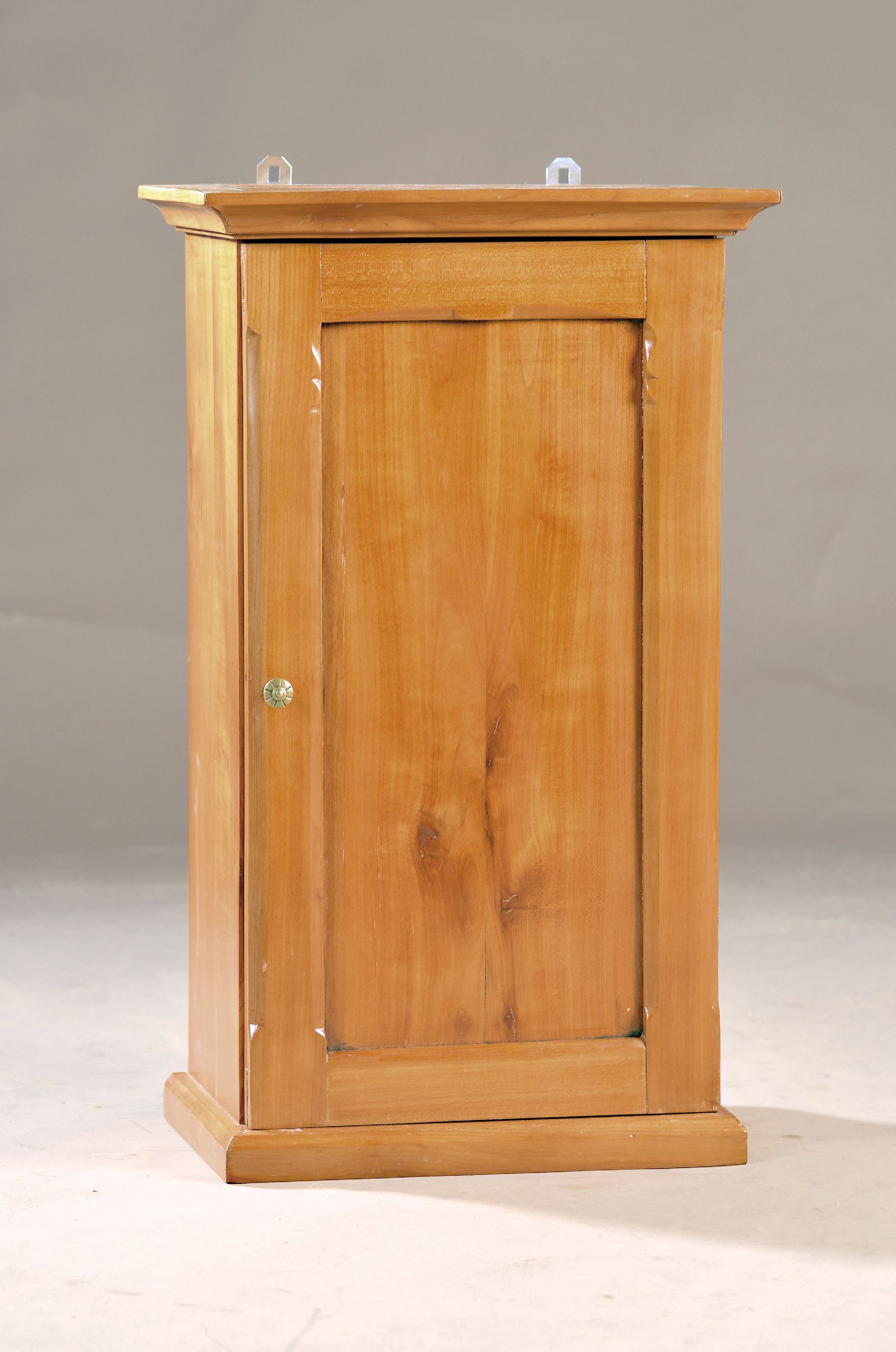 Image 27006391 - Hängeschränkchen/Wandschränkchen, deutsch, 19. Jh., Kirschbaum massiv, innen drei ...