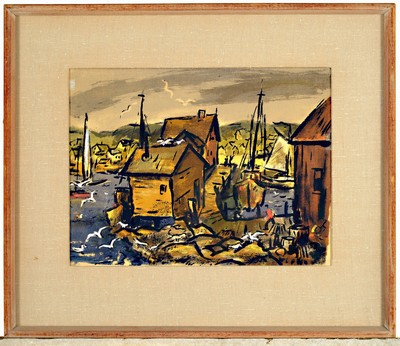 27006742a - Leonard Pytlak, 1910 New Jersey-1998, 2 Serigraphien, ´Gull´s Haven´ Ed. 55 und ´The ...