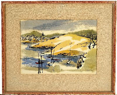 27006742k - Leonard Pytlak, 1910 New Jersey-1998, 2 Serigraphien, ´Gull´s Haven´ Ed. 55 und ´The ...