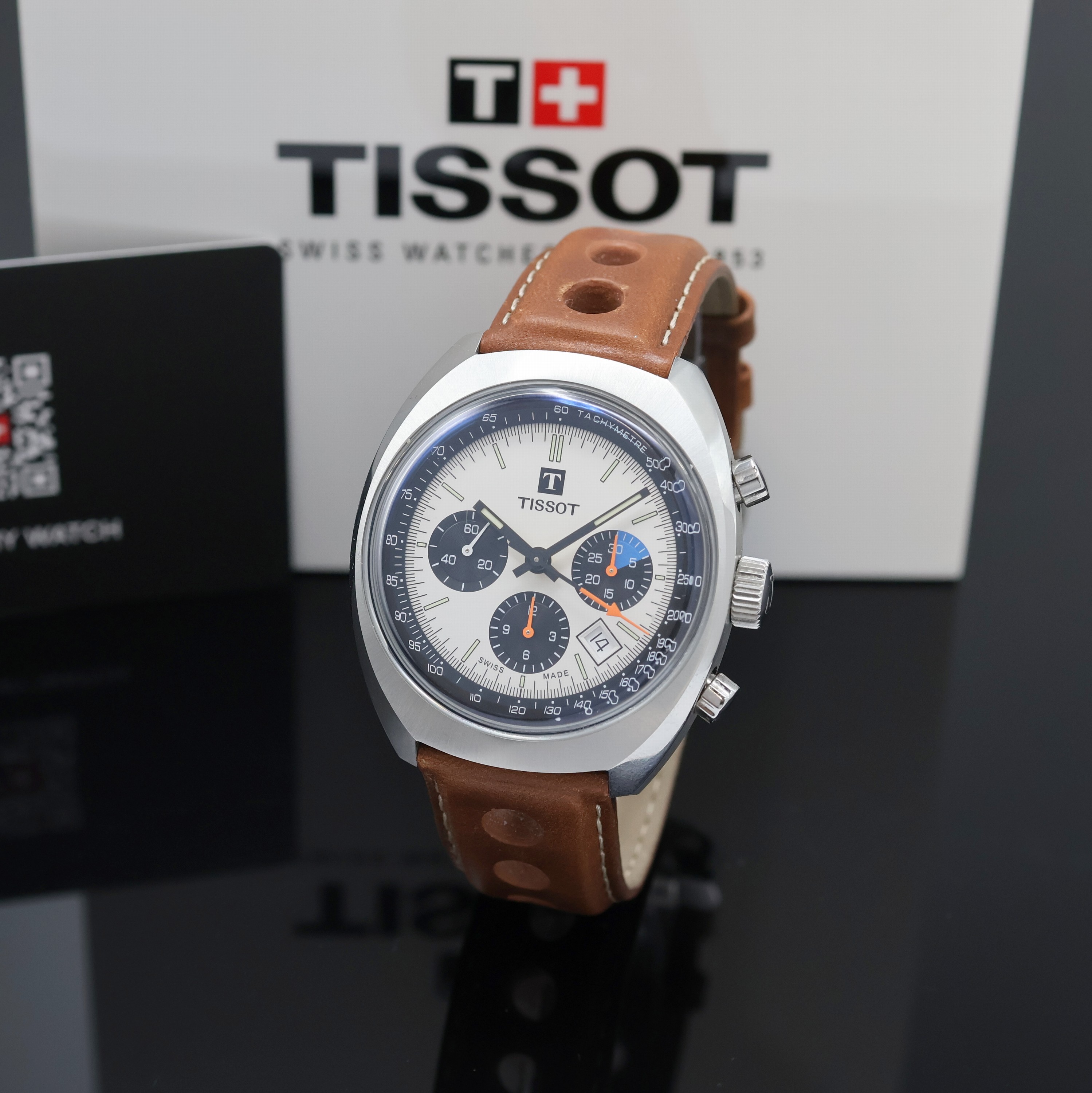 Image 27006840 - TISSOT Heritage 1973 Armbandchronograph Referenz T124427A, Schweiz um 2024, Automatik, ...
