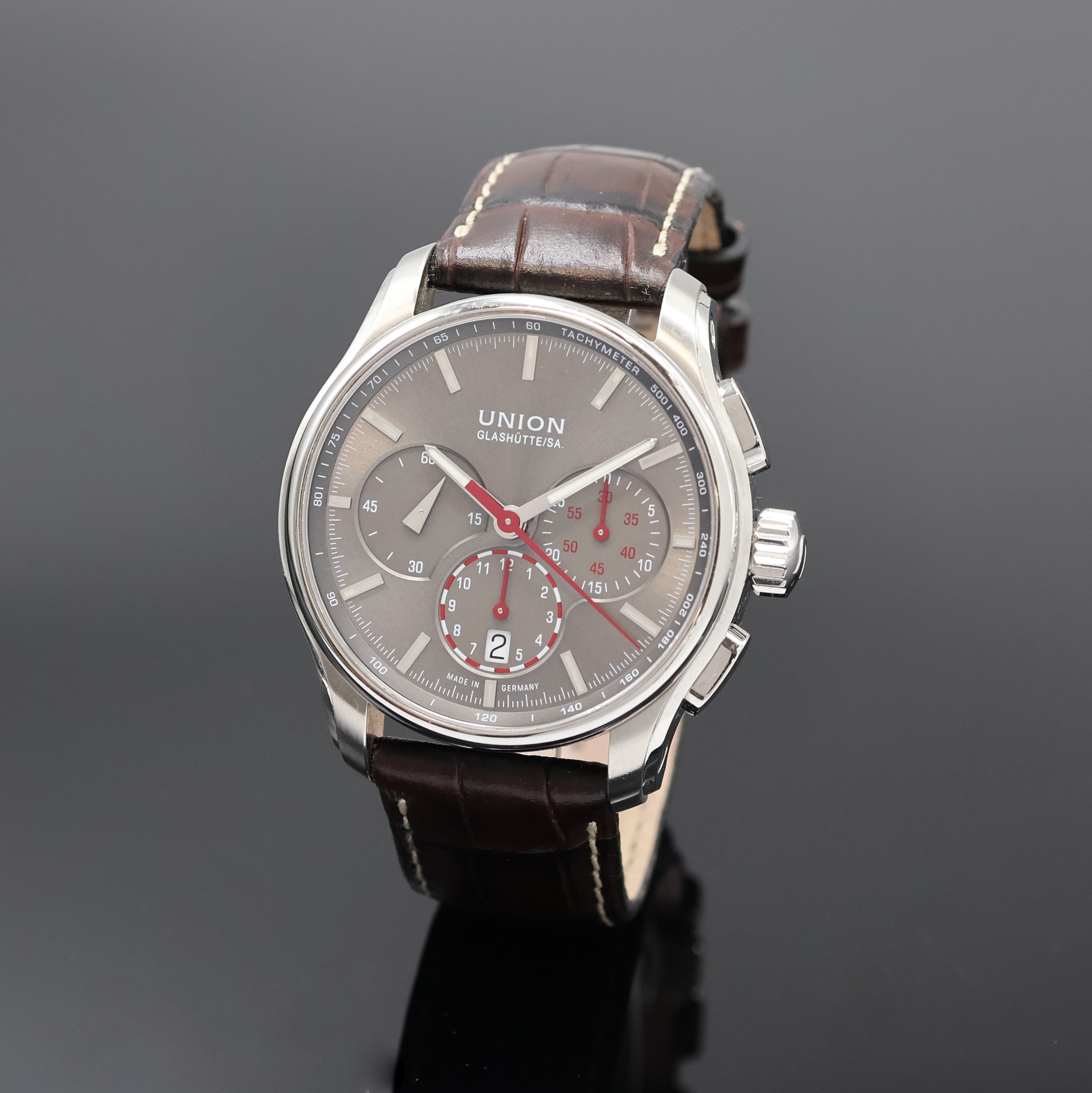 Image 27006846 - UNION GLASHÜTTE Belisar Armbandchronograph Referenz D002.427A, Deutschland um 2015, ...