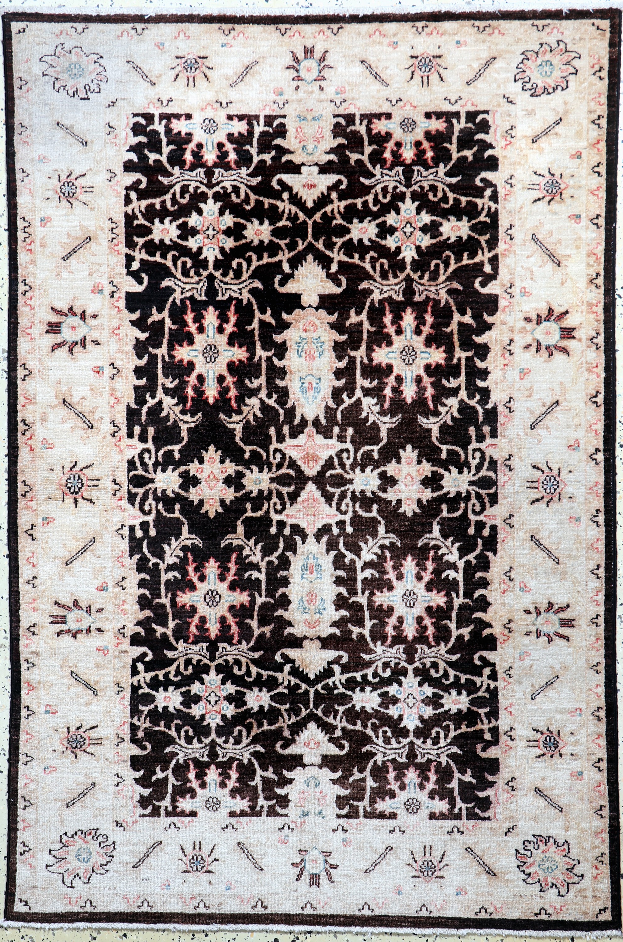 Sigler, Ende 20.Jhd., Wolle auf Baumwolle, ca. 178 x 120 cm, EHZ: 2, verschmutzt