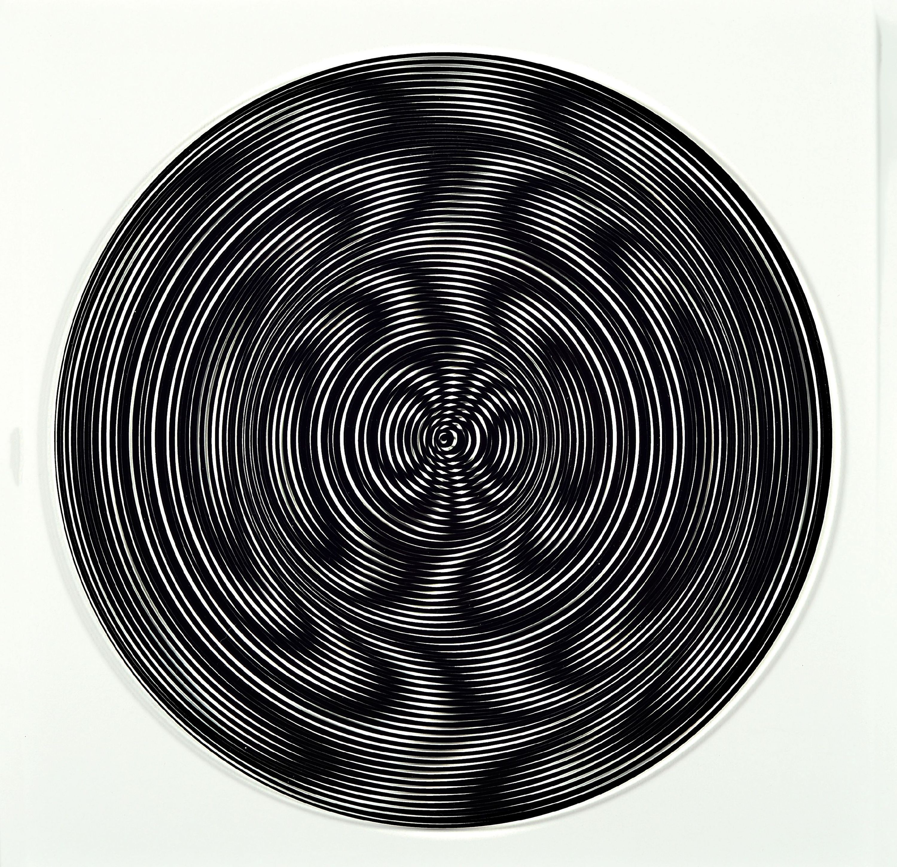 Image 27006998 - Marina Apollonio, geb. 1940 Triest, Op Art -Komposition, ´omaggio a Wilding su disegnio ...