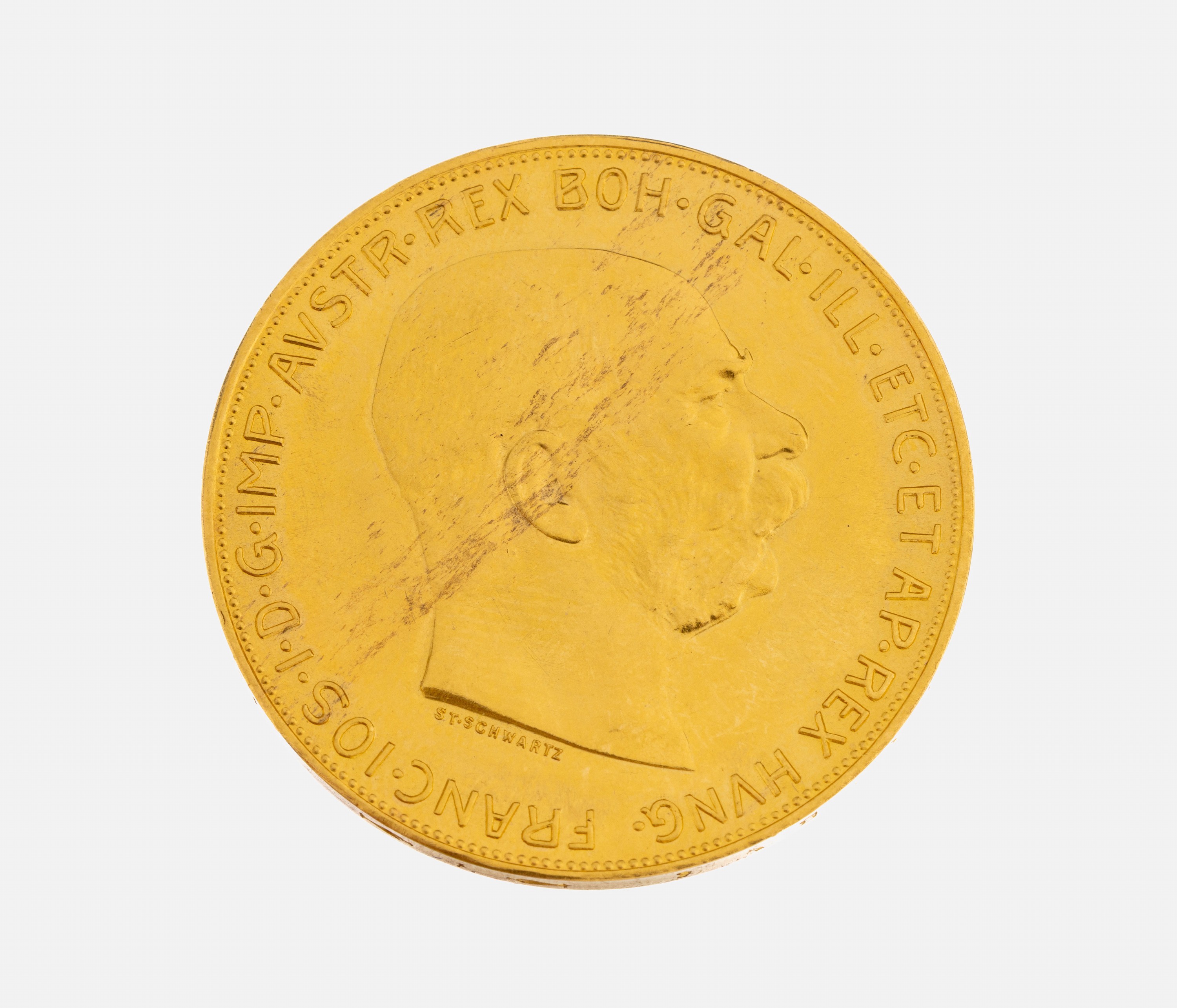 Image 27007039 - Goldmünze 100 Kronen 1915, Österreich Ungarn, Franz Joseph I., offizielle Nachprägung