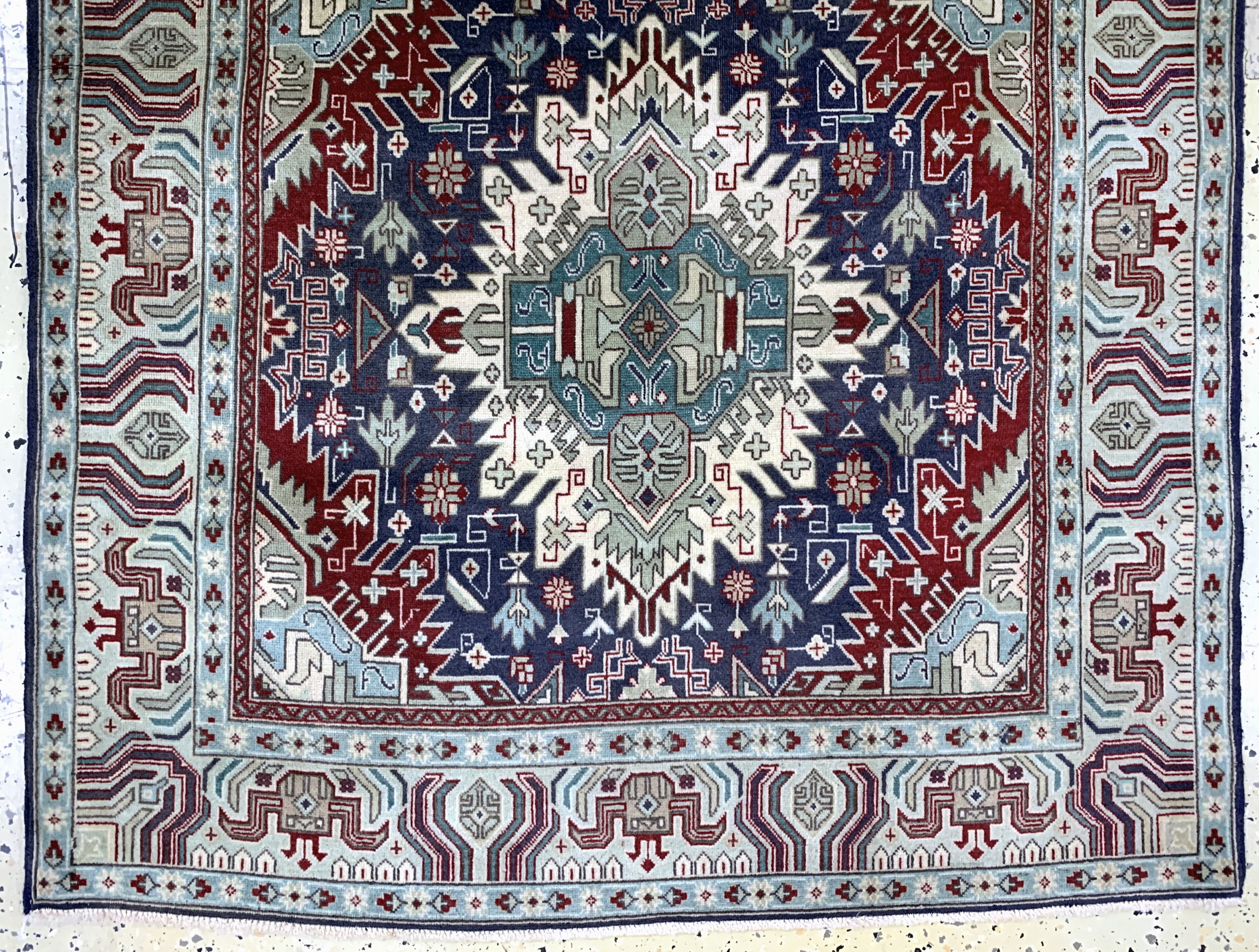 Detail e: 2 Lots Täbriz fein(40 Raj), Persien, Mitte 20.Jhd, Korkwolle auf Baumwolle, ca. 155 x 100cm, gereinigt, EHZ: 2