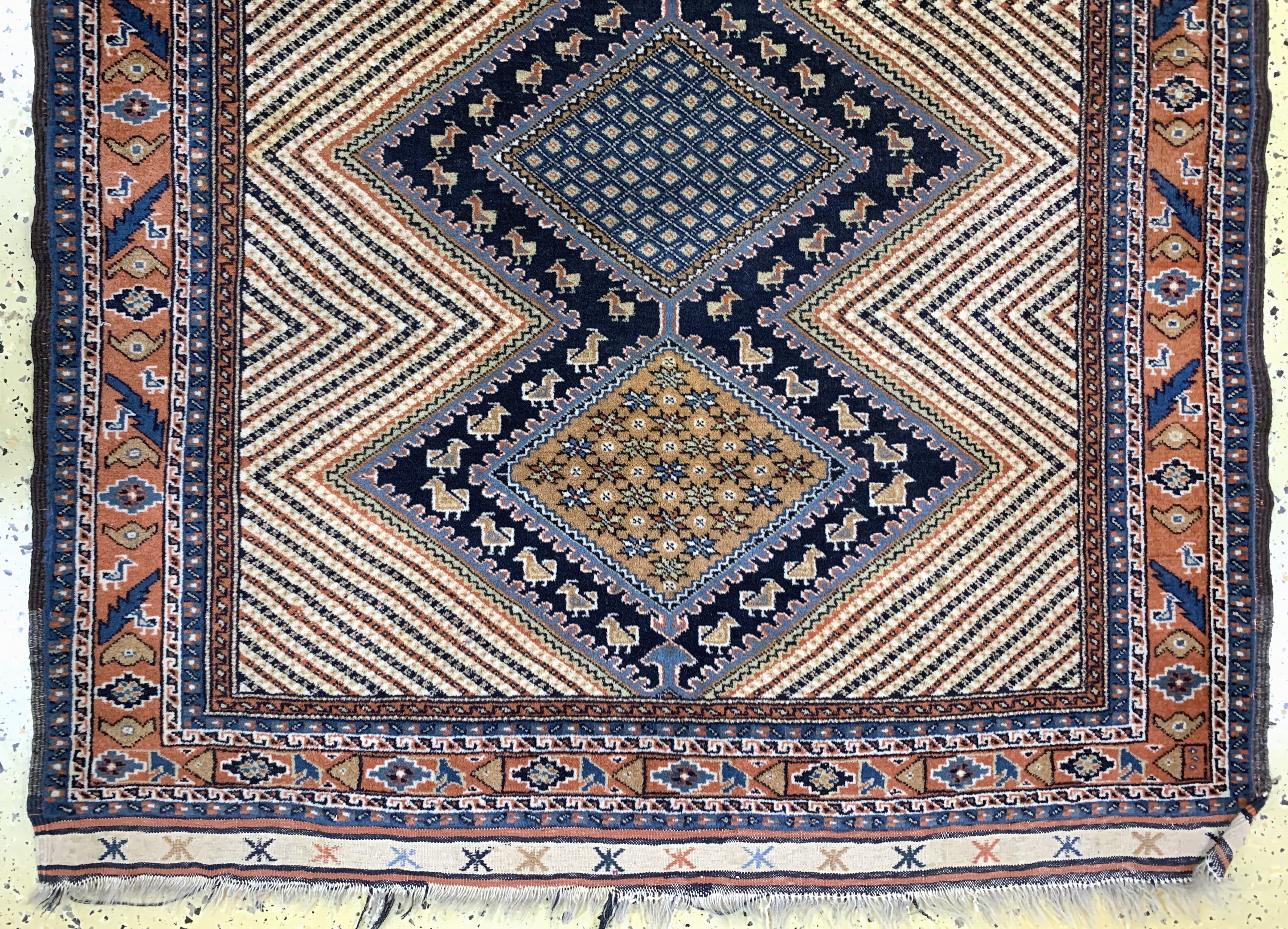 Detail c: Ghochan, Persien, Ende 20.Jhd, Wolle auf Wolle, ca. 173 x 122 cm, EHZ: 2