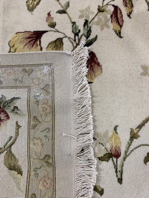 27007426h - Täbriz fein, Persien, Ende 20.Jhd, Korkwolle mit Seide, ca. 298 x 235 cm, EHZ: 2