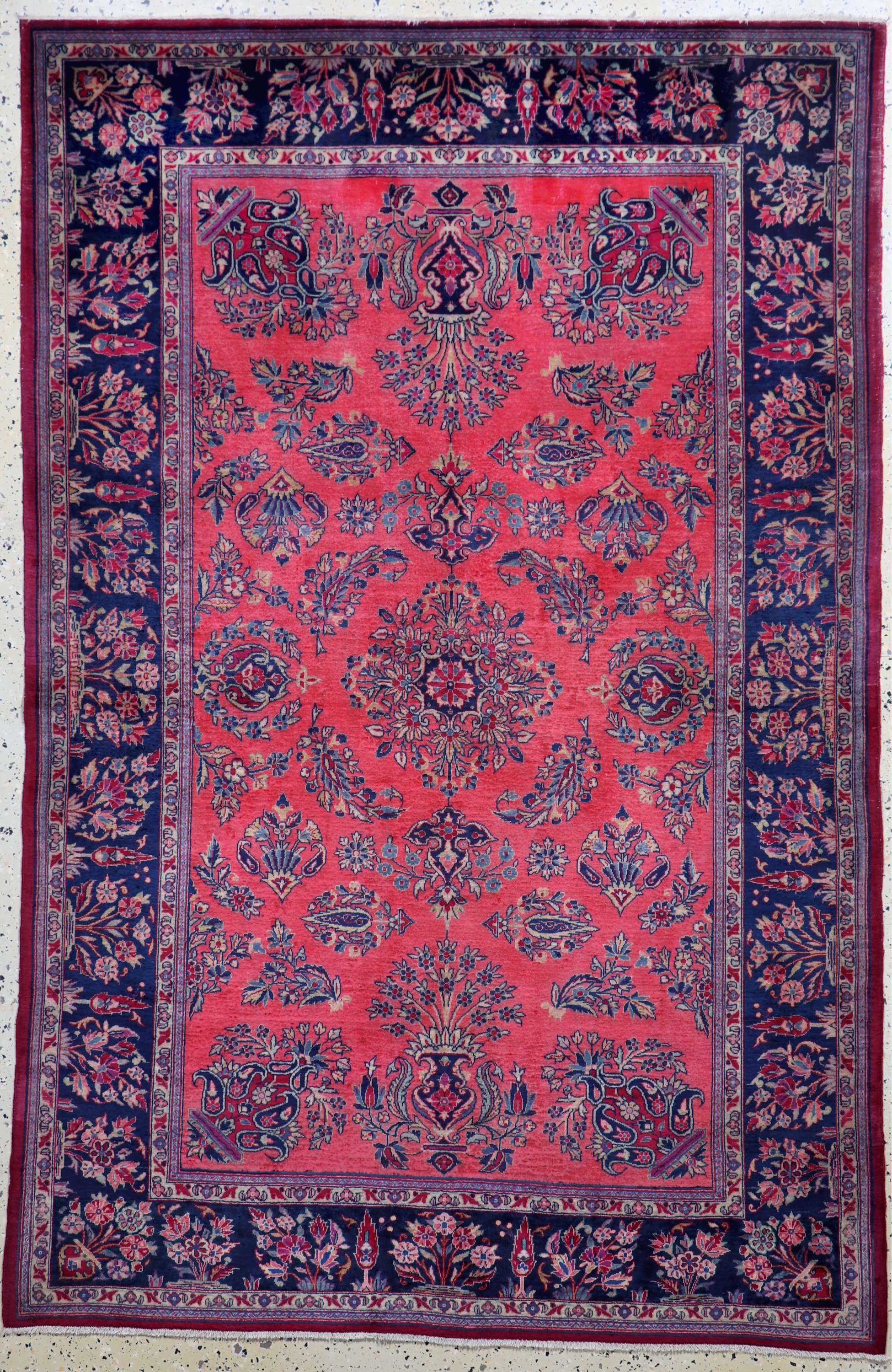 Image 27008044 - Sarogh´Mohajeran´Kork fein, Indien, um 1960, Korkwolle auf Baumwolle, ca. 202 x 135 cm, ...
