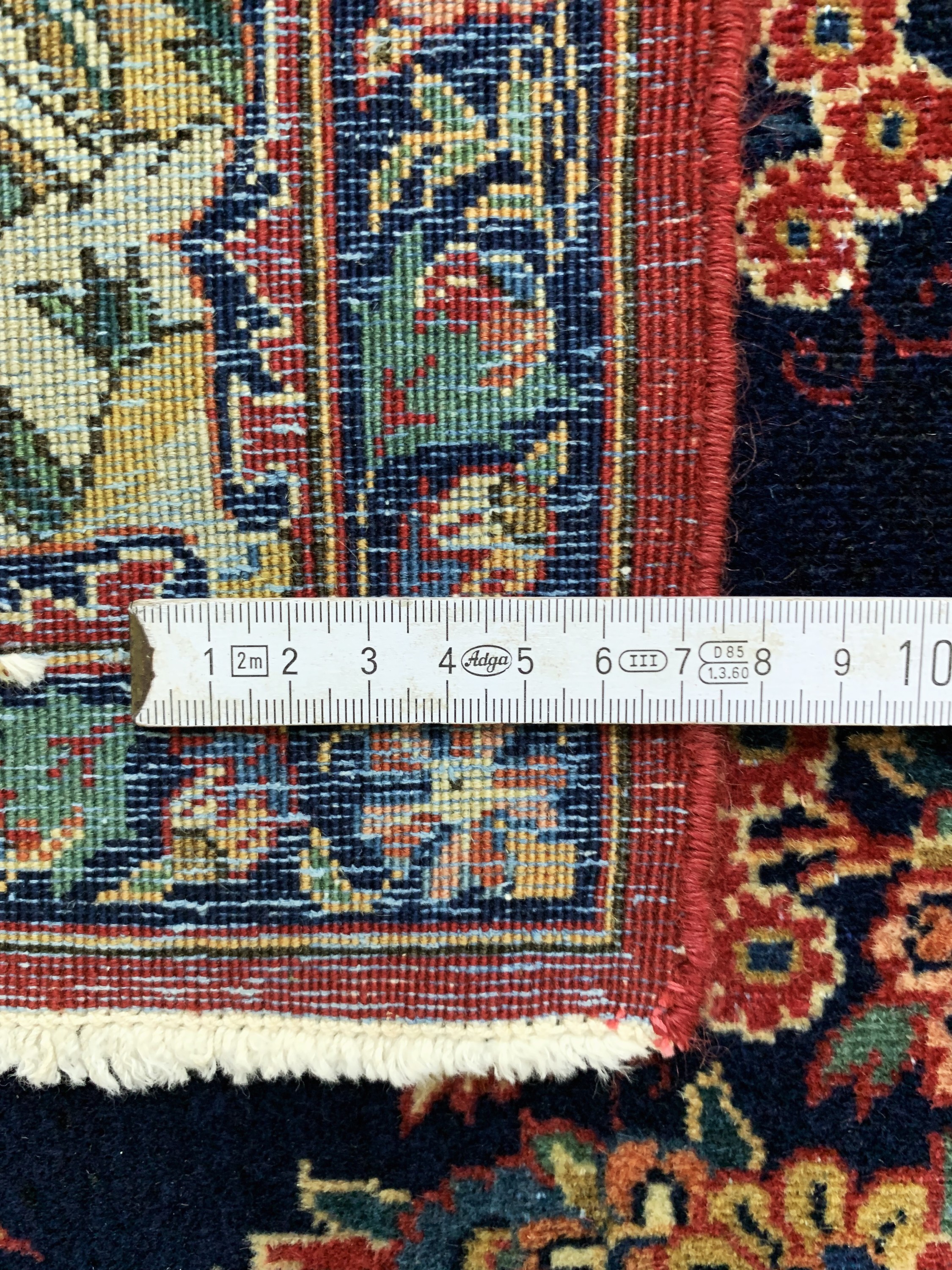 Detail f: Keschan Kork fein, Persien, um 1900, Korkwolle auf Baumwolle, ca. 202 x 135 cm, EHZ: 2, (fachkundig gereinigt)