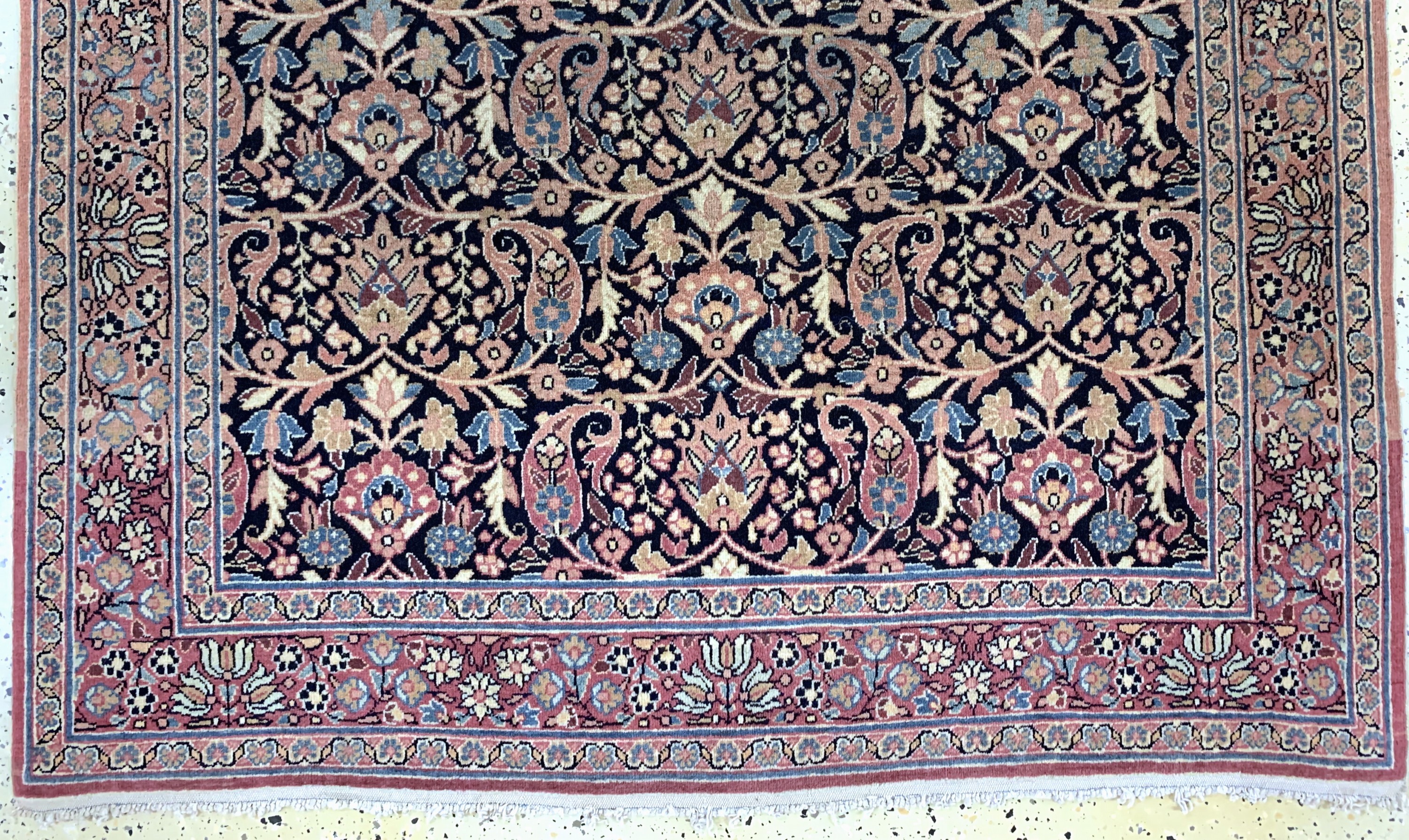 Detail c: Antiker Doroschk, Persien, um 1900, Wolle auf Baumwolle, ca. 190 x 130 cm, (nahezu neuwertig), Abrasch