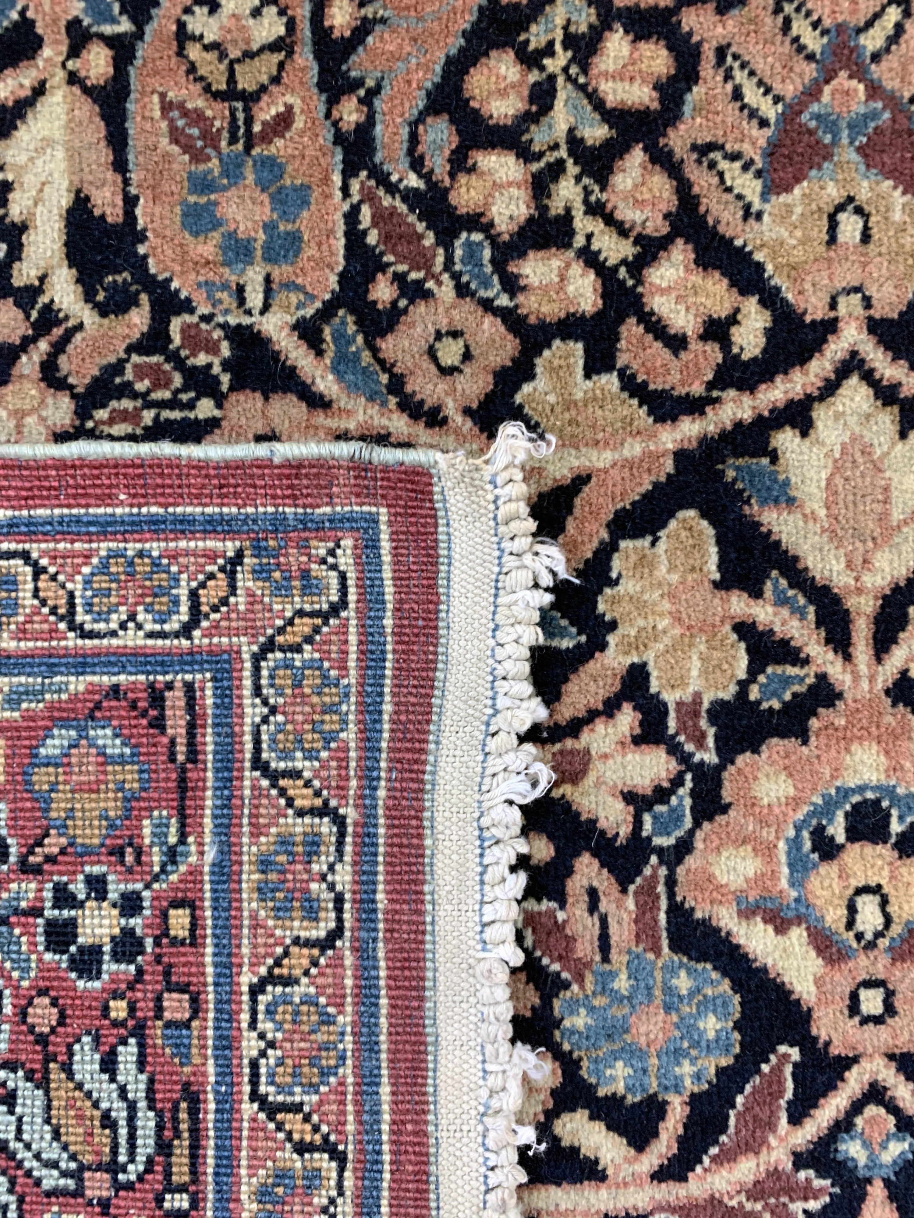 Detail f: Antiker Doroschk, Persien, um 1900, Wolle auf Baumwolle, ca. 190 x 130 cm, (nahezu neuwertig), Abrasch