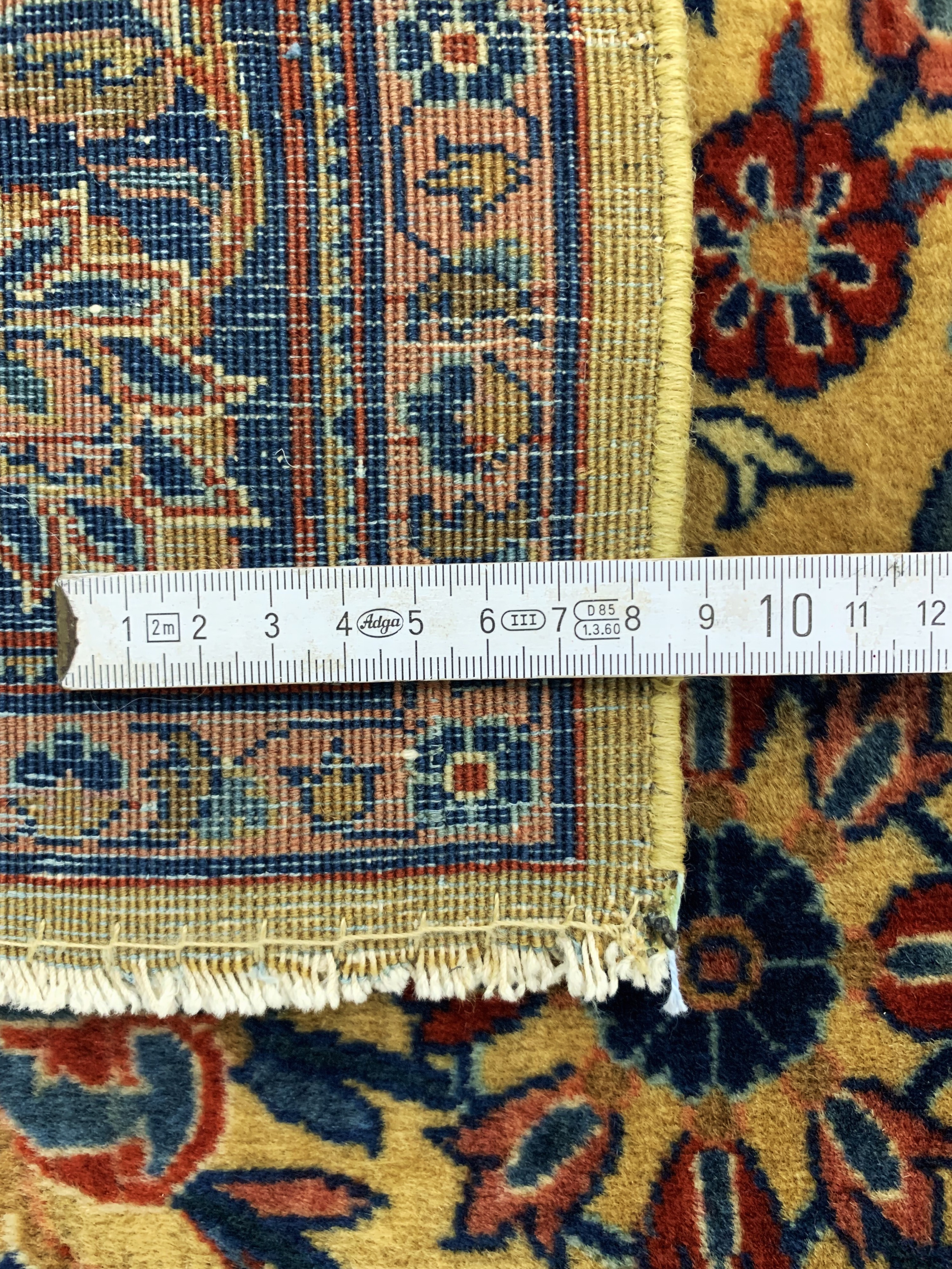 Detail e: "Manchester"Keschan antik, Persien, um 1900, Manchester-Korkwolle auf Baumwolle, ca. 145 x 105 cm, EHZ: 2(kleiner ...