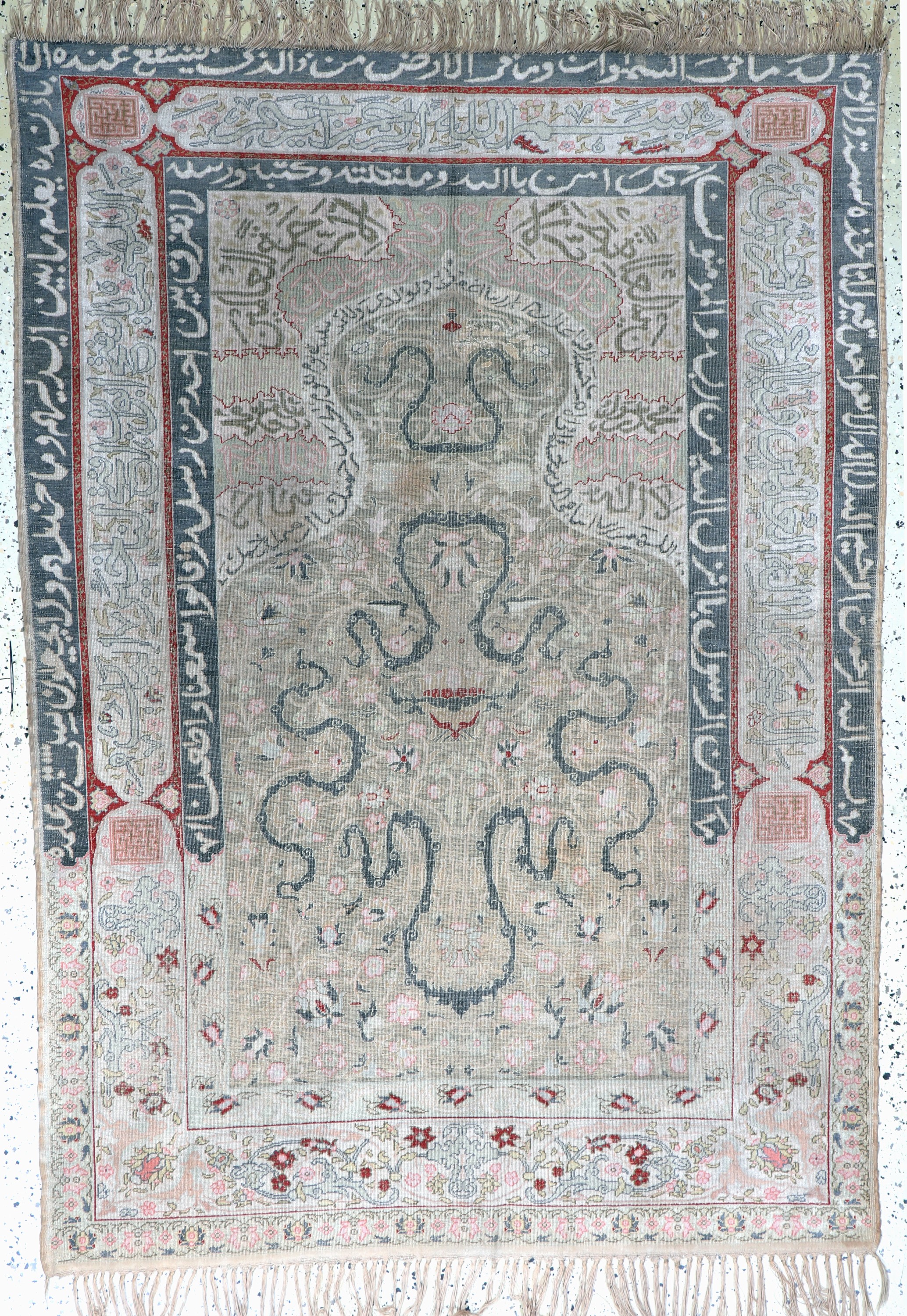 Image 27008059 - Antiker Panderma, Türkei, um 1900, merzerisierte Baumwolle, ca. 195 x 142 cm, EHZ: 2