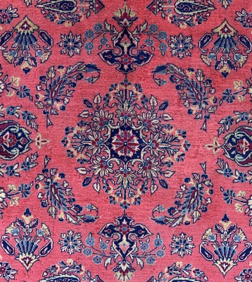 27008044d - Sarogh´Mohajeran´Kork fein, Indien, um 1960, Korkwolle auf Baumwolle, ca. 202 x 135 cm, ...